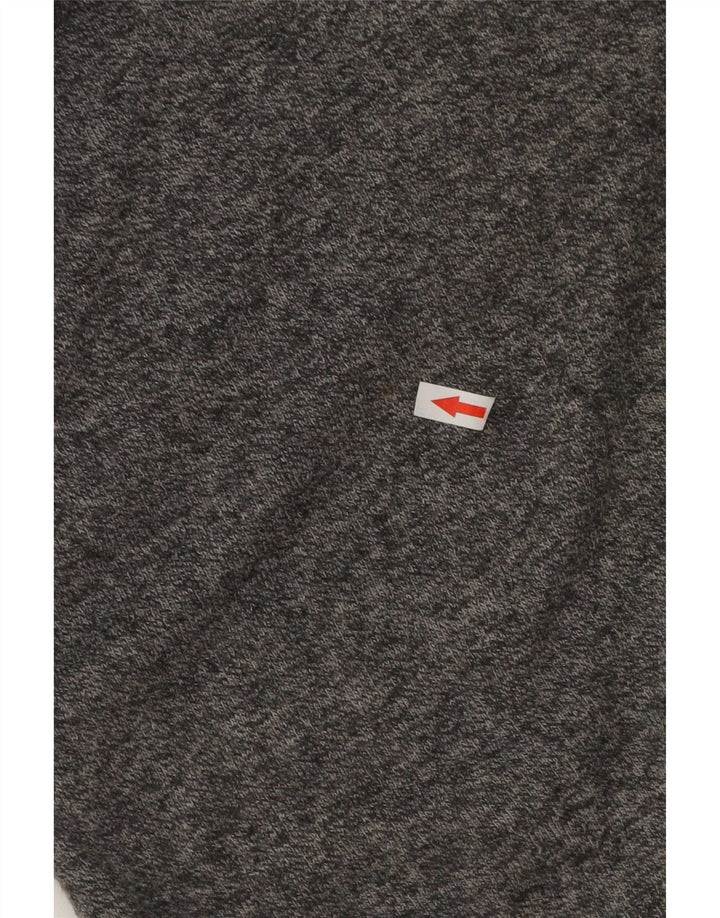 Maglione da uomo con scollo a V Superdry XL in cotone chiazzato grigio