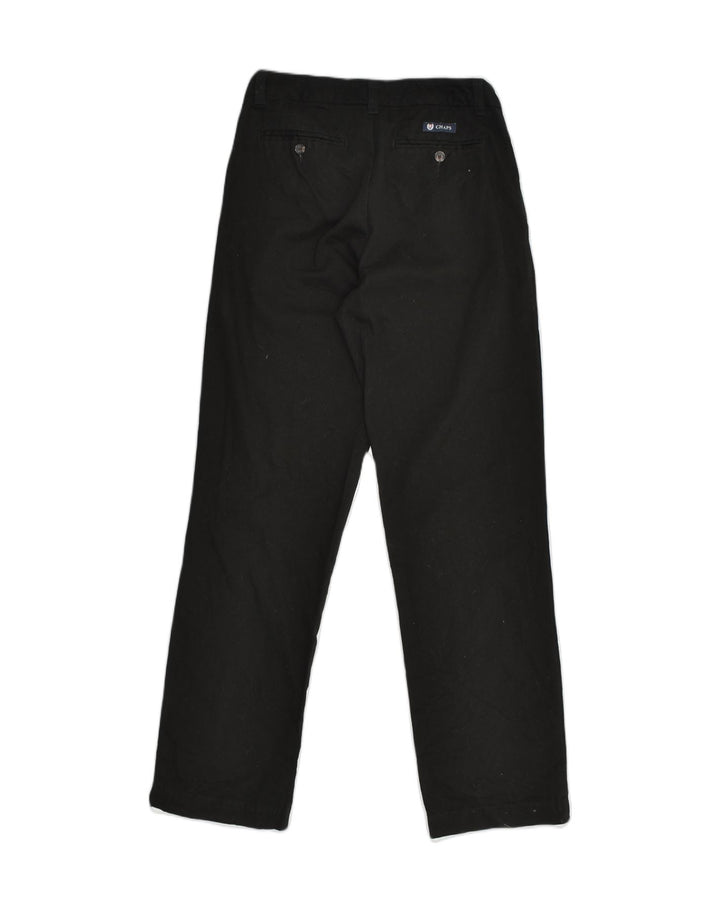 CHAPS Girls Slim Chino Trousers 15-16 Years W28 L28 Black Cotton | Vintage Chaps | Thrift | Second-Hand Chaps | Used Clothing | Messina Hembry 