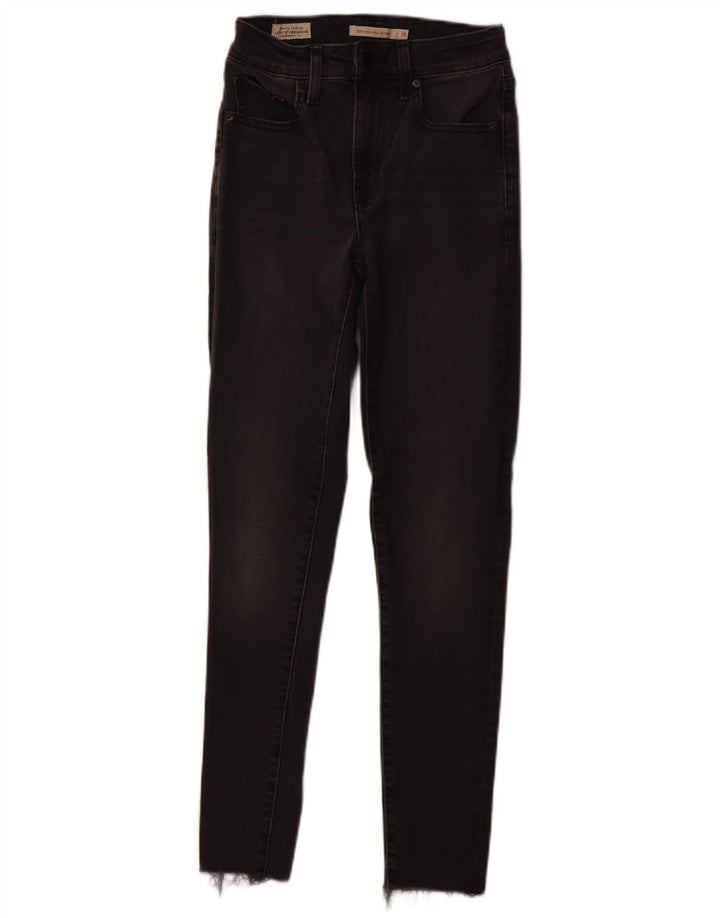 Levi's Jeans skinny a vita alta 721 da donna W25 L27 neri