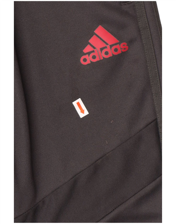 ADIDAS Pantaloni da tuta da rugby da uomo Munster da jogging piccoli in poliestere nero