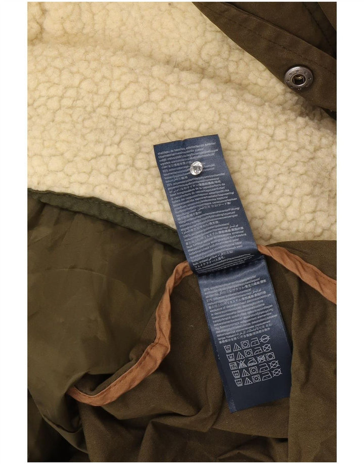 Giacca parka con cappuccio da uomo Tommy Hilfiger UK 44 2XL poliestere kaki