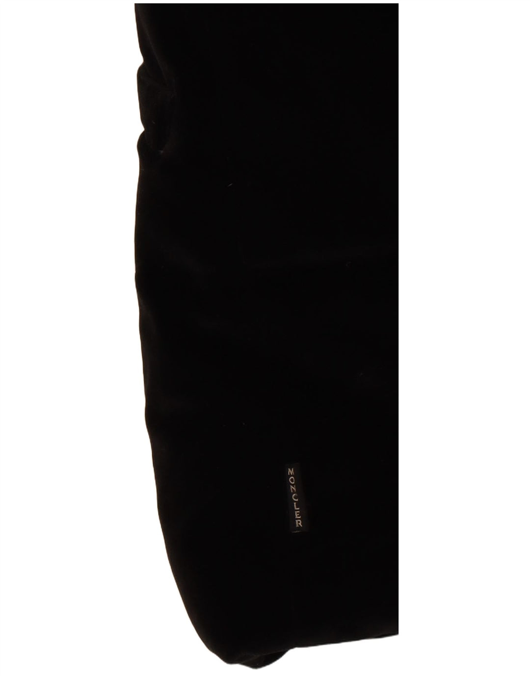 Moncler Giacca imbottita oversize in velluto da donna taglia 0 XS cotone nero