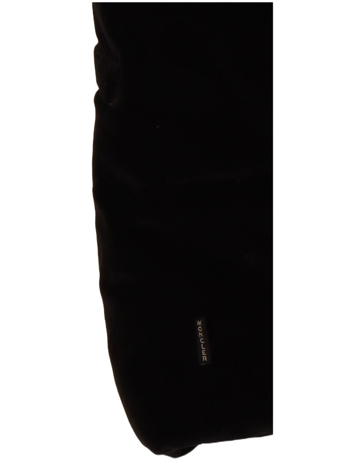 Moncler Giacca imbottita oversize in velluto da donna taglia 0 XS cotone nero