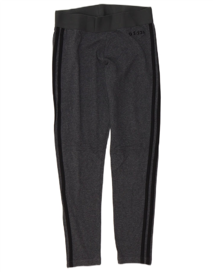 Leggings da donna ADIDAS UK 8/10 Piccolo cotone grigio