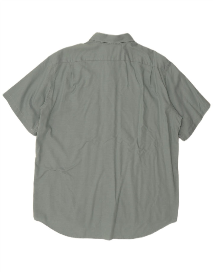 Camicia a maniche corte da uomo Lacoste taglia 45 XL verde