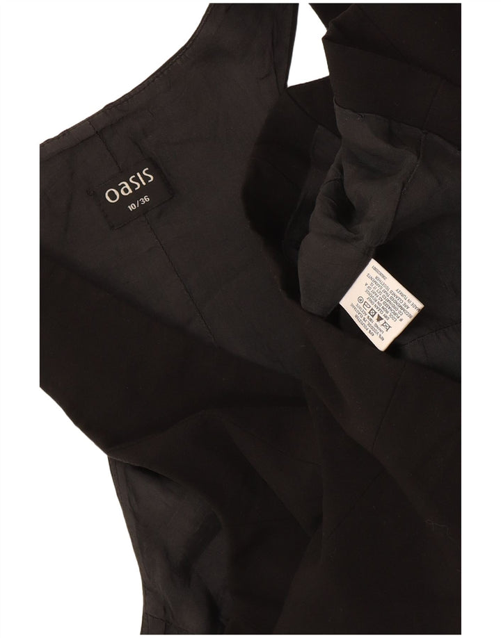 Gilet da donna Oasis UK 10 piccolo poliestere nero
