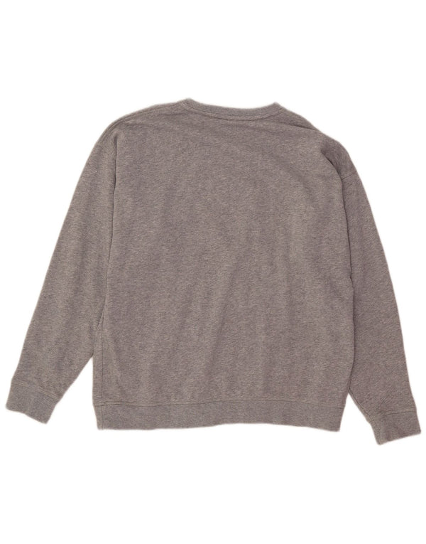 Felpa grafica da donna Nike Jumper UK 18 XL cotone grigio