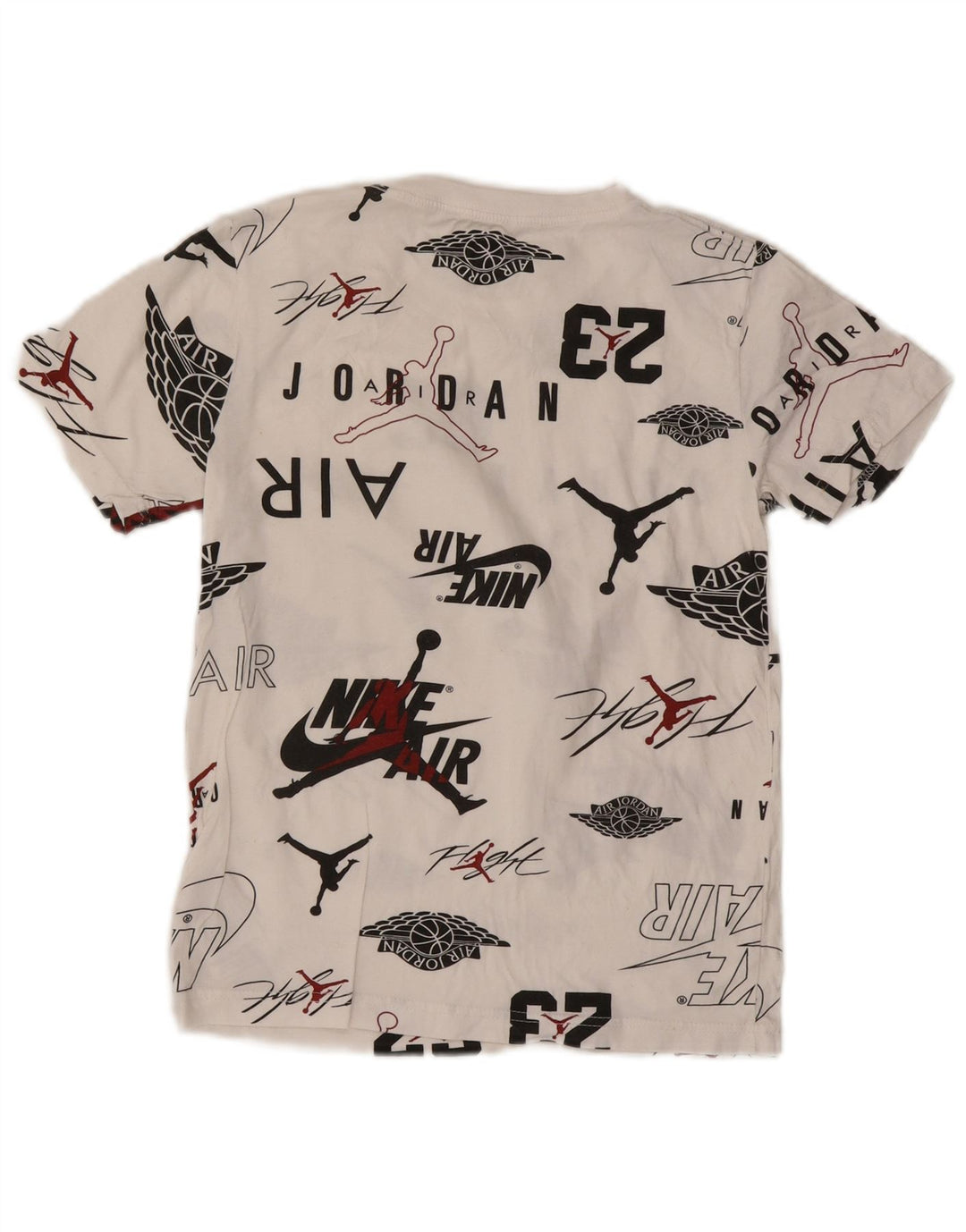 T-shirt grafica Jordan da bambino, 10-11 anni, cotone bianco medio