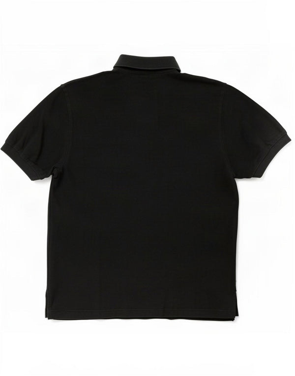 Polo Kappa Uomo Media Nera In Cotone