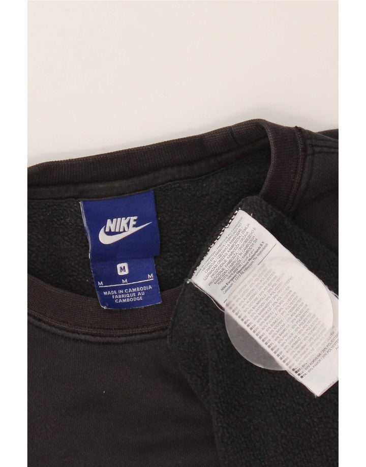 Felpa Nike Uomo Maglia Media Cotone Nero