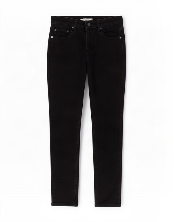 Jeans skinny a vita alta Levi's 721 da donna W28 L28 cotone nero