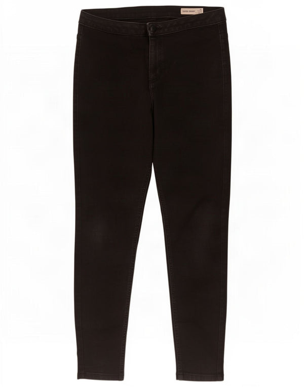 Jeans super skinny da donna Marks & Spencer UK 14 medio W30 L28 cotone nero