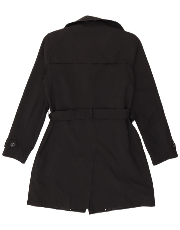 Trench da donna Marks & Spencer UK 12 medio poliestere nero