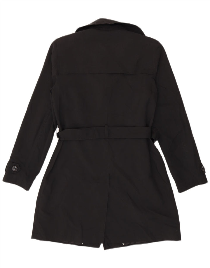 Trench da donna Marks & Spencer UK 12 medio poliestere nero