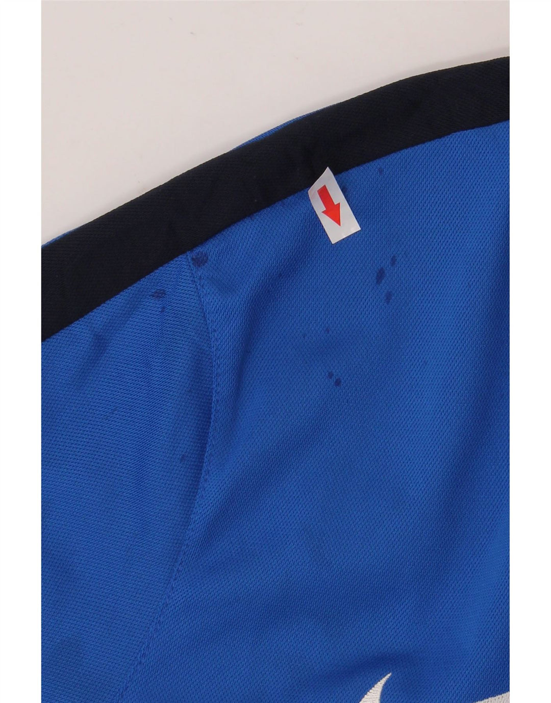 NIKE Giacca da tuta da uomo Dri Fit, grande, in poliestere color block blu