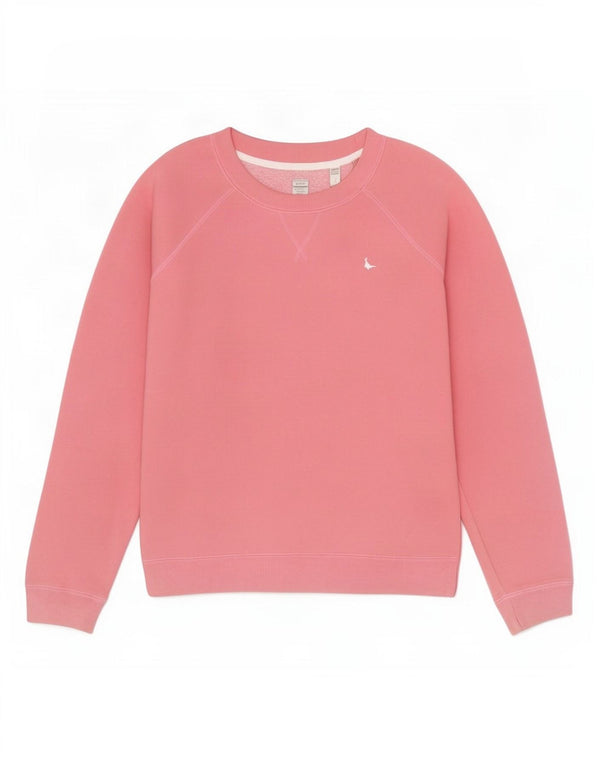 Felpa oversize da donna Jack Wills UK 8 Small Cotone rosa
