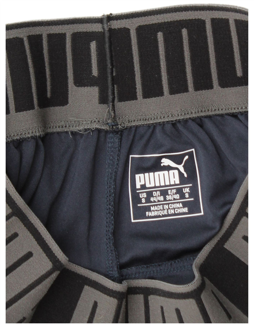 Pantaloncini sportivi da uomo Puma Small blu navy in poliestere