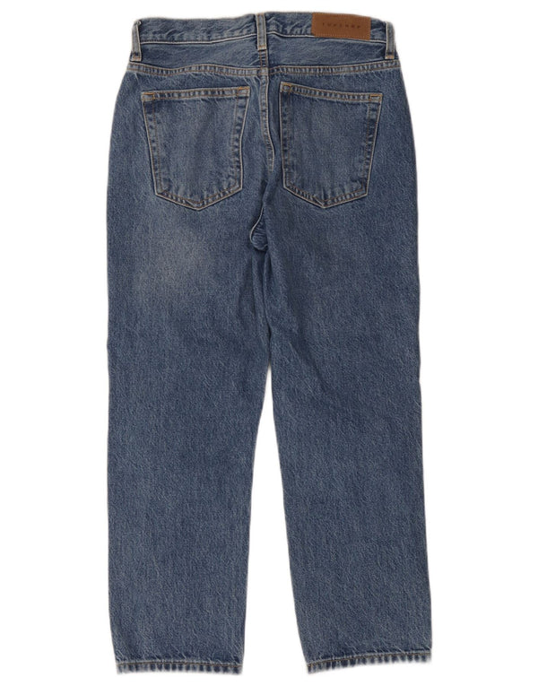 Jeans affusolati Editor da donna Topshop UK 8 W26 L28 Cotone blu