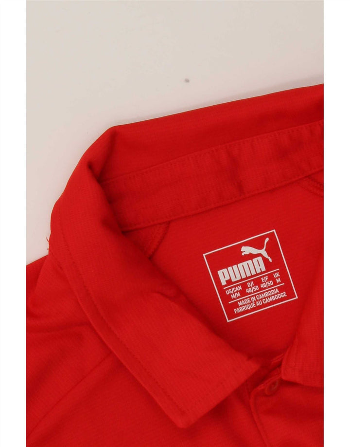 Polo grafica da uomo Puma Rossa media