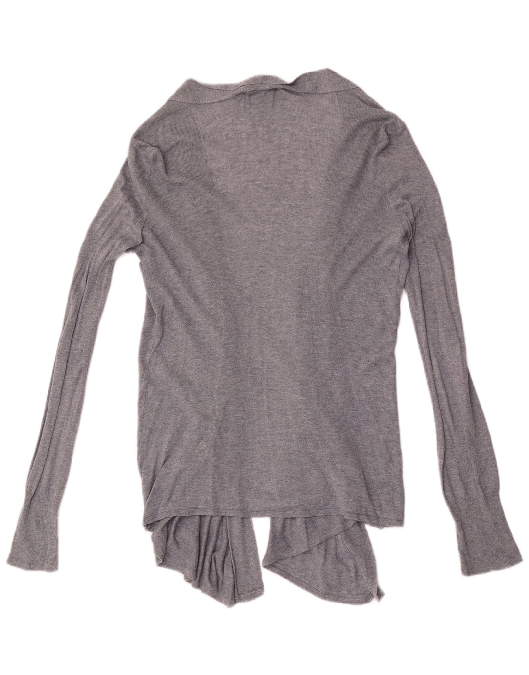 Maglione cardigan aperto da donna Zara UK 12 Grigio medio