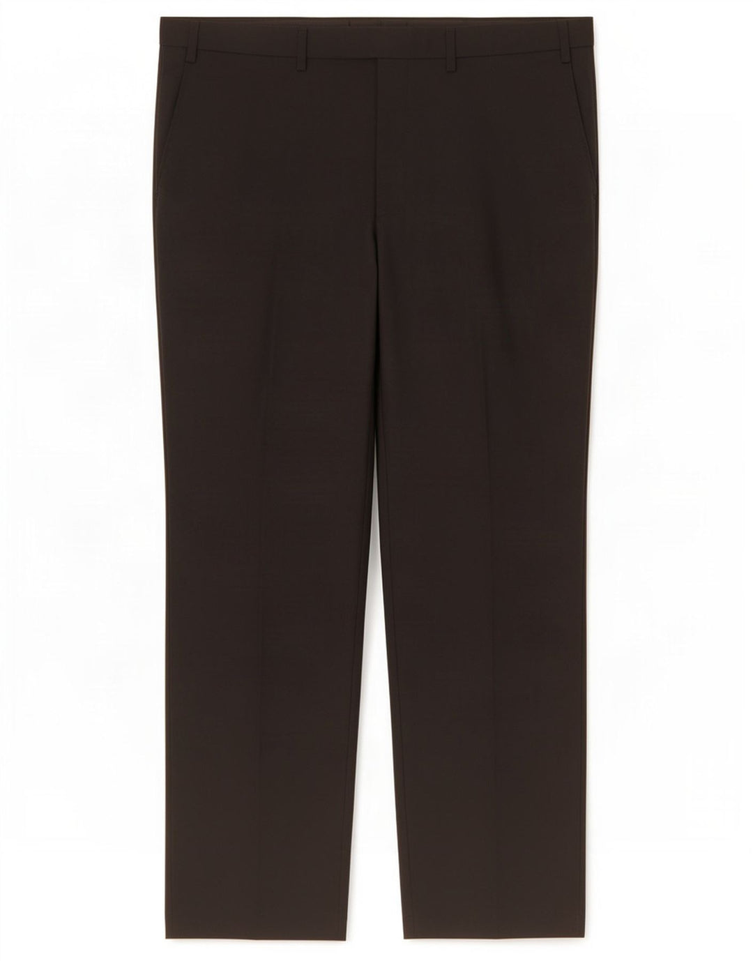 Pantaloni da abito regolari da uomo Marks & Spencer W40 L31 poliestere nero