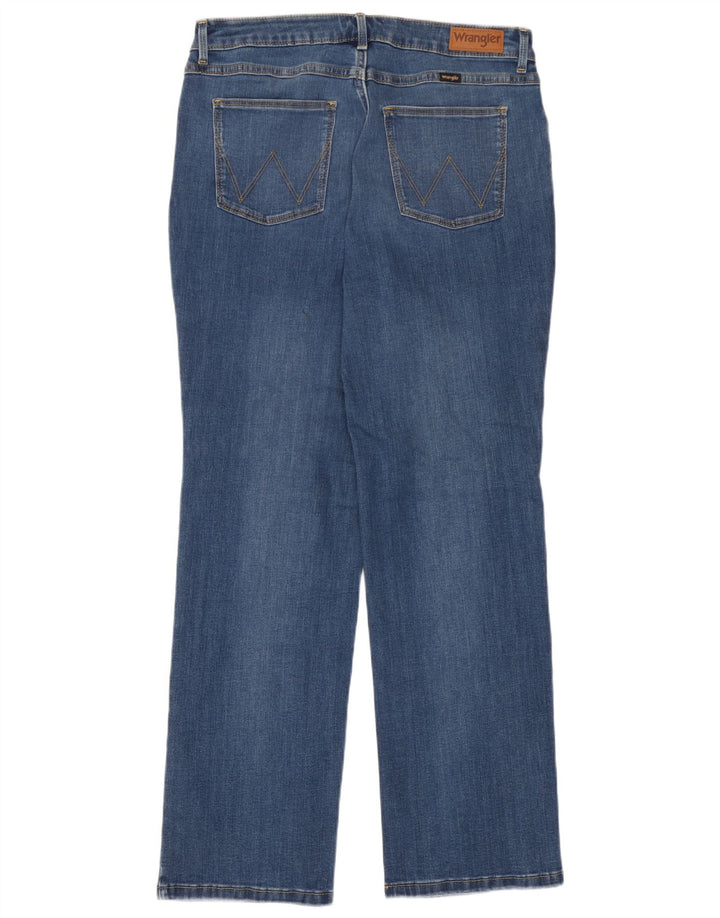 Jeans dritti da donna Wrangler W32 L30 cotone blu