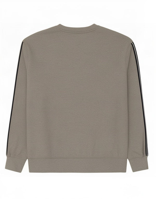 Felpa grafica da uomo Jack Wills Maglione grande cotone color block grigio