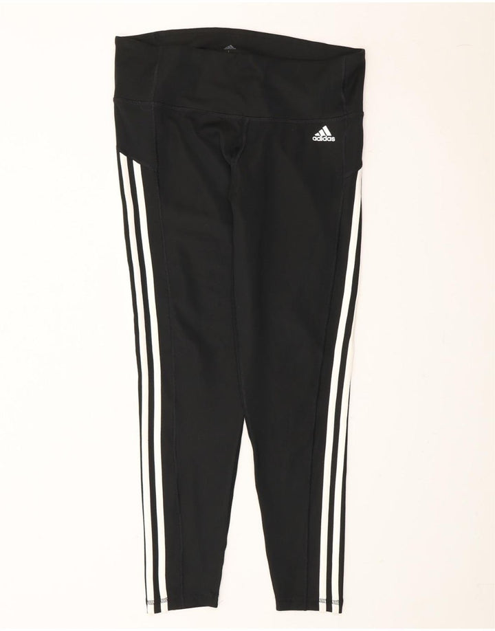 ADIDAS Womens Climalite Leggings UK 16/18 Large Black