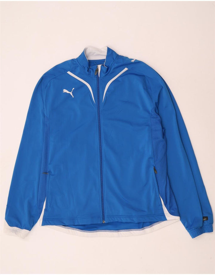 Giacca da tuta da uomo Puma 2XL Blu in poliestere color block