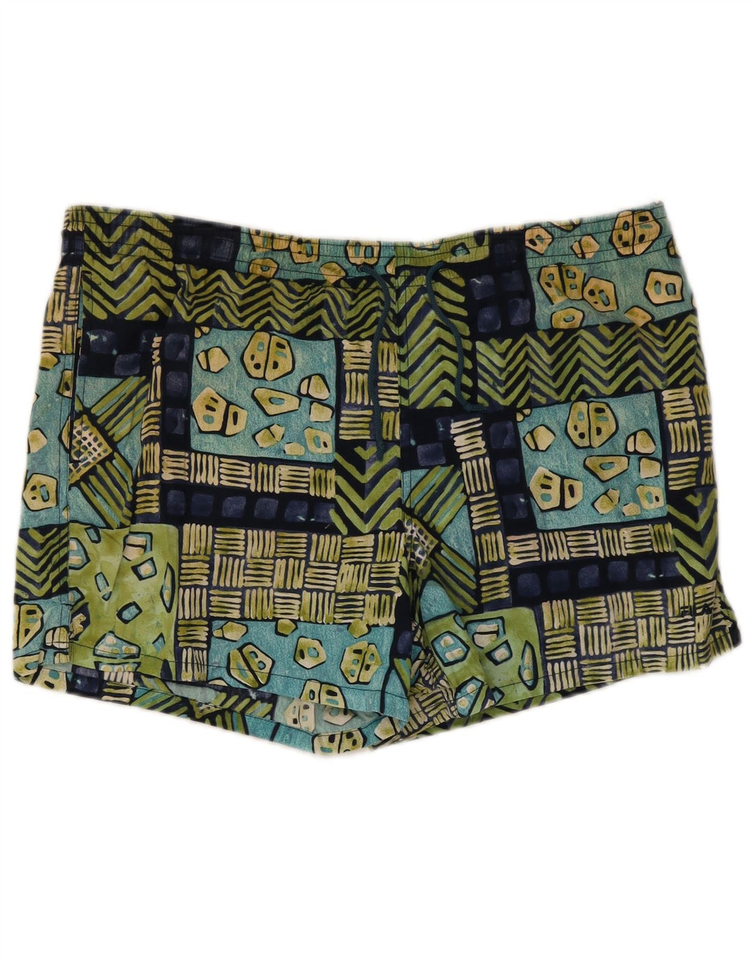 Pantaloncini da bagno da uomo Fila grandi in cotone geometrico multicolore