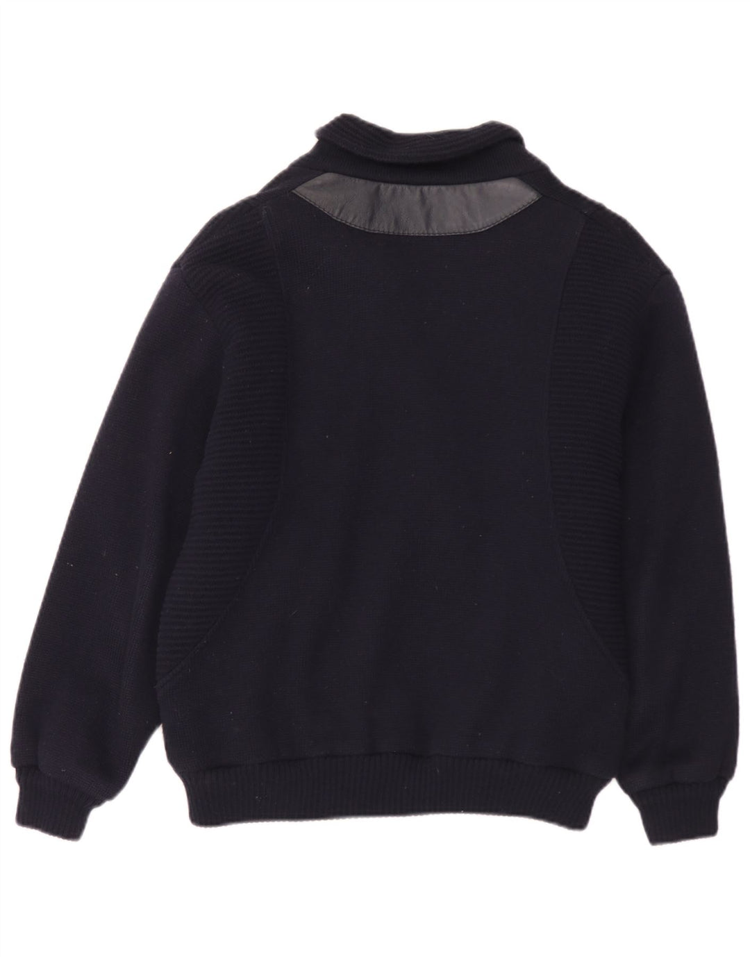 Giubbotto bomber in maglia da uomo Jockey EU 48 Small Blu Navy Poliacrilico