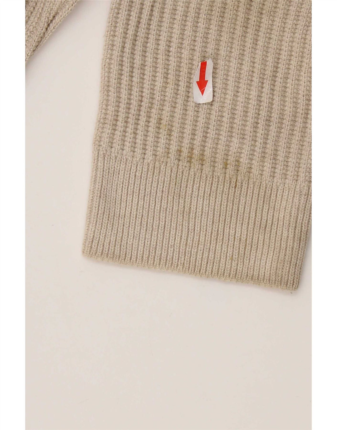 Maglione da uomo con scollo a V Green Coast IT 52 Large in lana merino grigia
