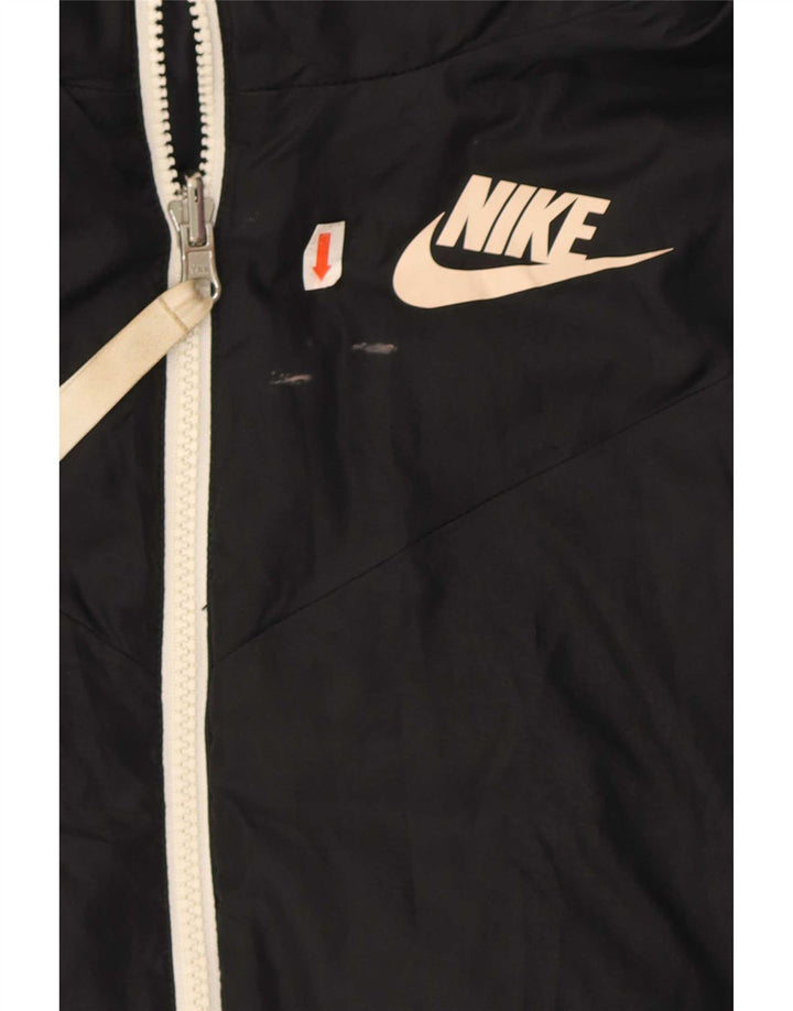 Giacca imbottita reversibile con cappuccio oversize da donna Nike UK 6 XS nera