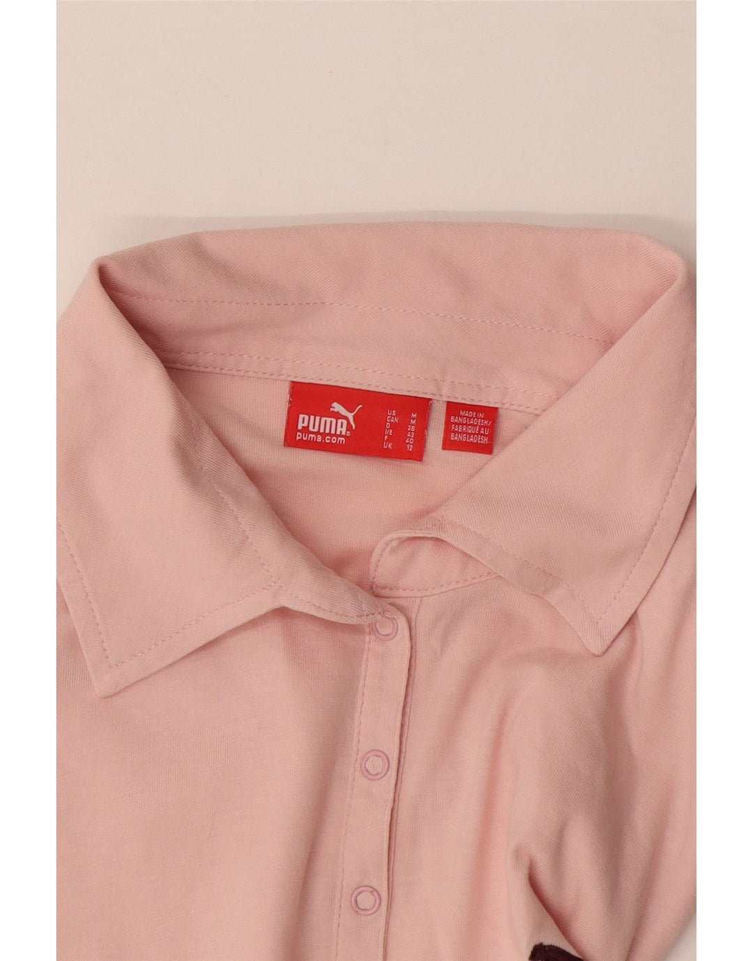 Polo a maniche lunghe da donna Puma UK 12 Rosa medio