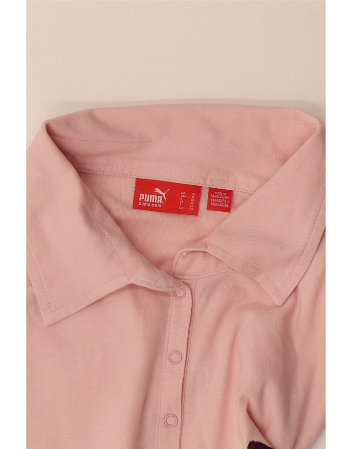 Polo a maniche lunghe da donna Puma UK 12 Rosa medio