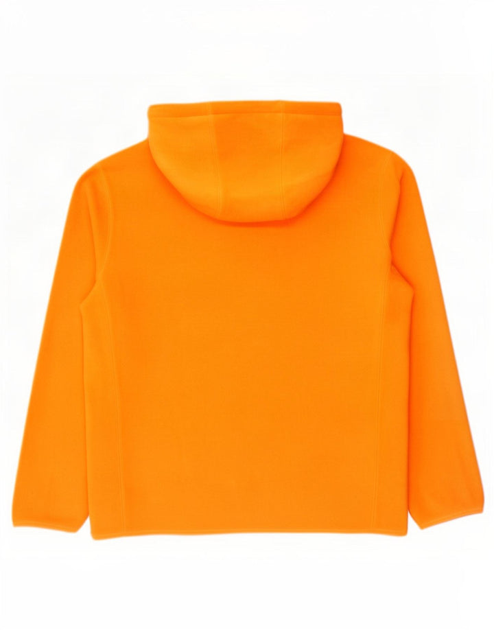 Maglione in pile con cappuccio da uomo Superdry Large arancione poliestere