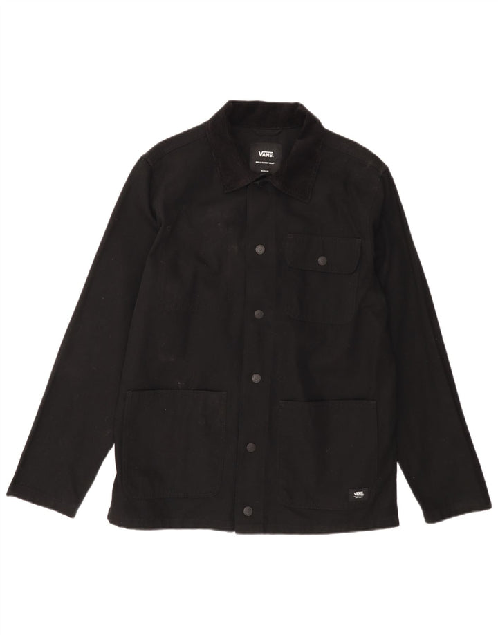 Giacca utility da uomo Vans in cotone nero medio