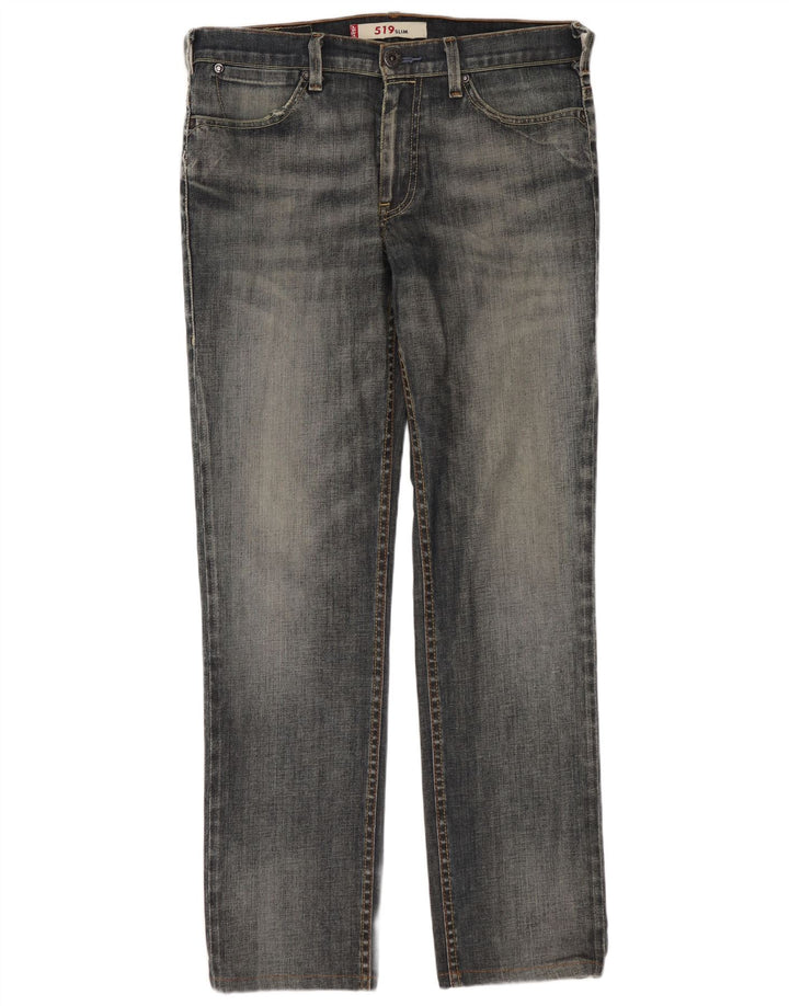 LEVI'S Jeans da uomo 519 slim W32 L30 cotone blu