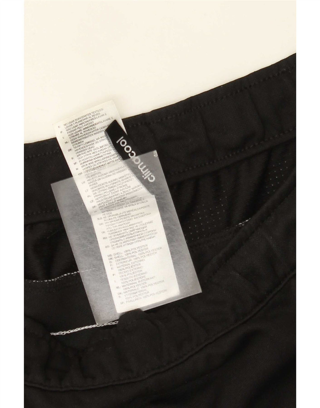 Pantaloncini sportivi Adidas Climacool da uomo XL Poliestere color block nero