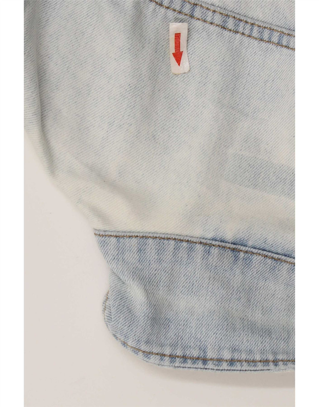 Giacca in denim da donna Topshop UK 10 piccolo cotone blu