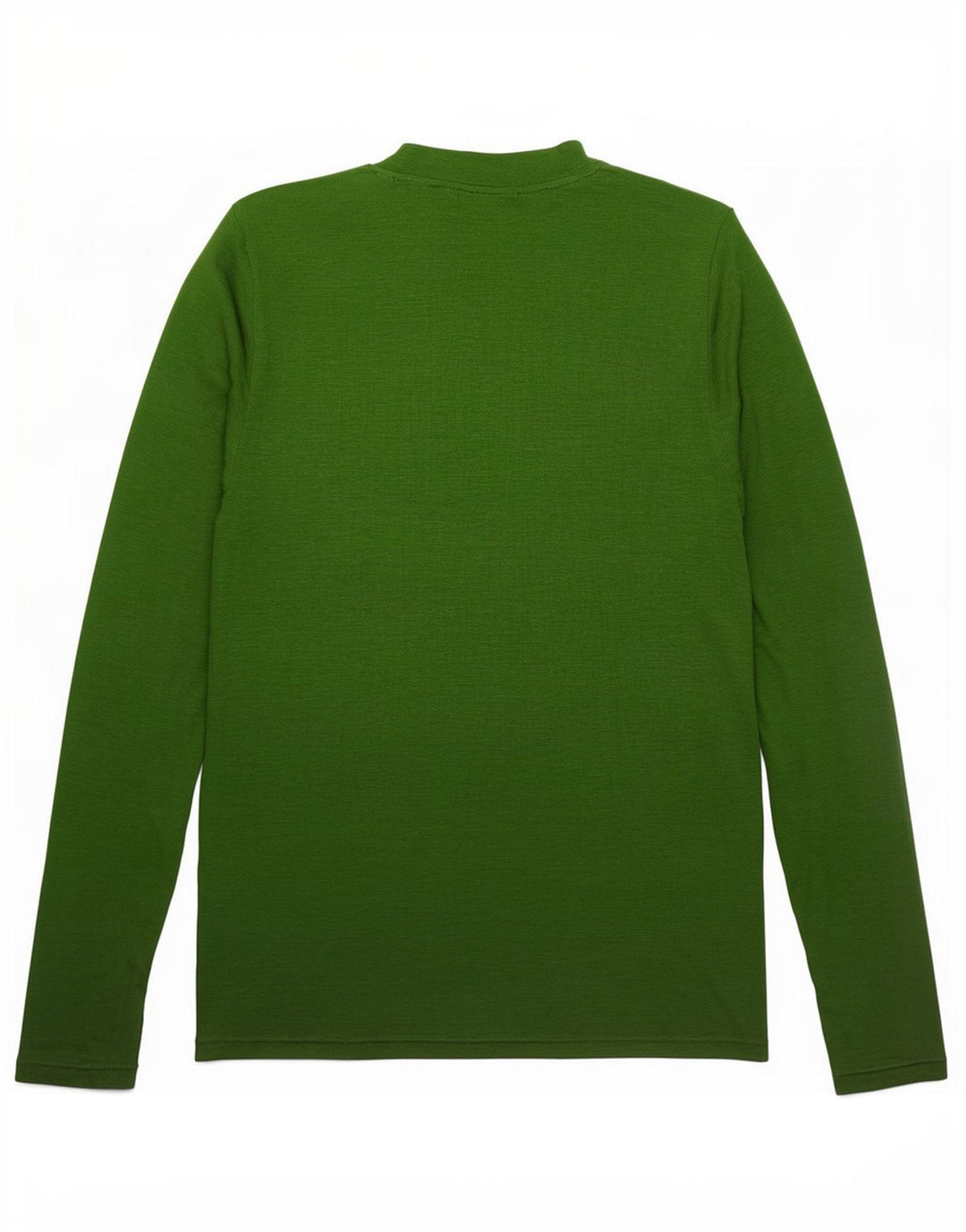 Marks & Spencer Top da donna a maniche lunghe UK 14 Large Green Flecked Modal