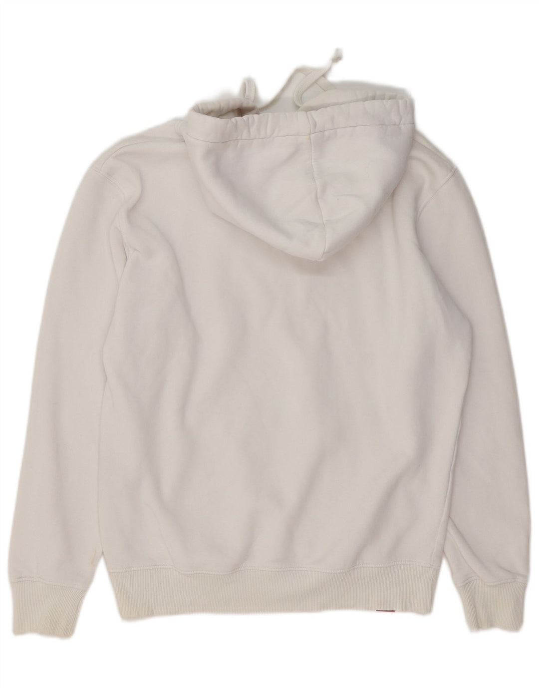ALPHA INDUSTRIES Felpa con cappuccio grafica da uomo in cotone bianco medio