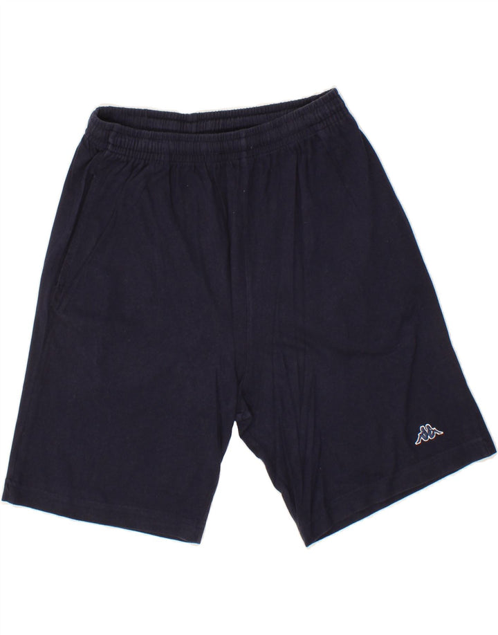 KAPPA Mens Sport Shorts Large Navy Blue Cotton Vintage Kappa and Second-Hand Kappa from Messina Hembry 