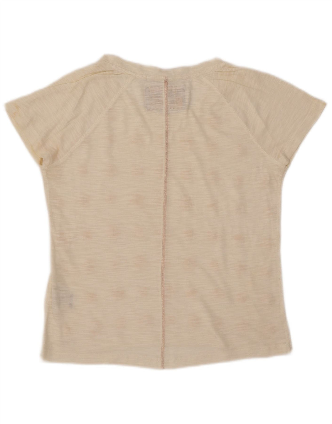 T-shirt da donna SUPERDRY UK 10 piccola in cotone bianco
