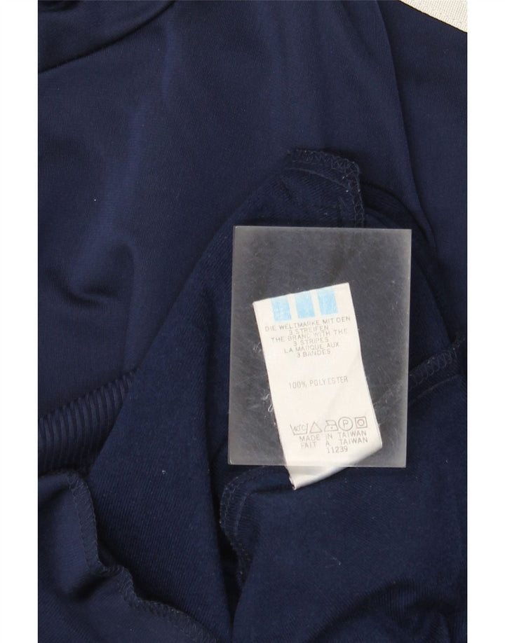Giacca da tuta da uomo Adidas UK 44/46 Large Blu Navy Poliestere