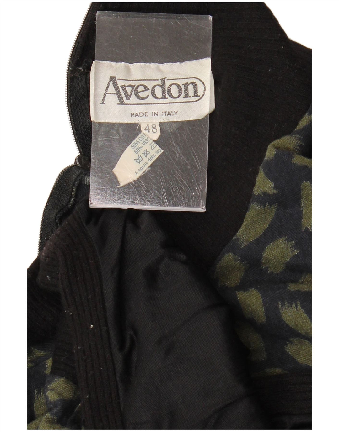AVEDON Abito maglione da donna a maniche lunghe con motivo astratto IT 48 XL Blu navy