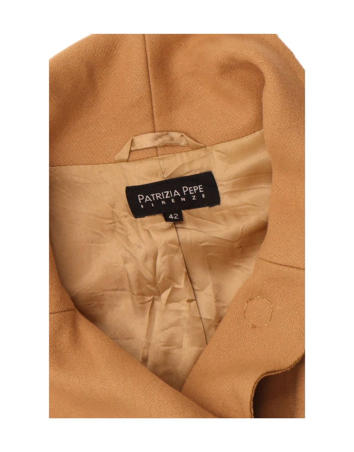 Cappotto Donna Patrizia Pepe IT 42 Beige Medio Lana
