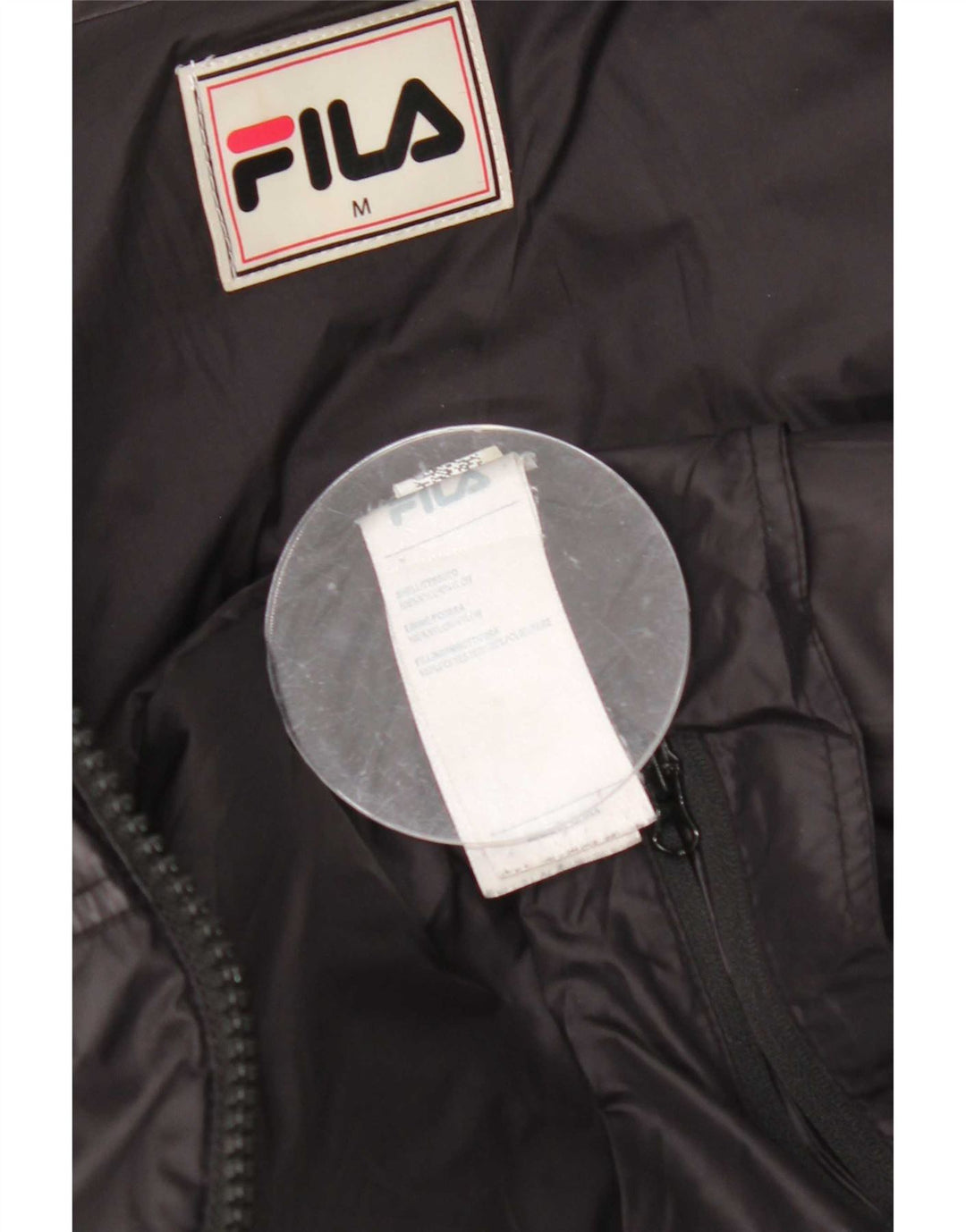 Giacca imbottita da uomo Fila UK 38 nylon nero medio
