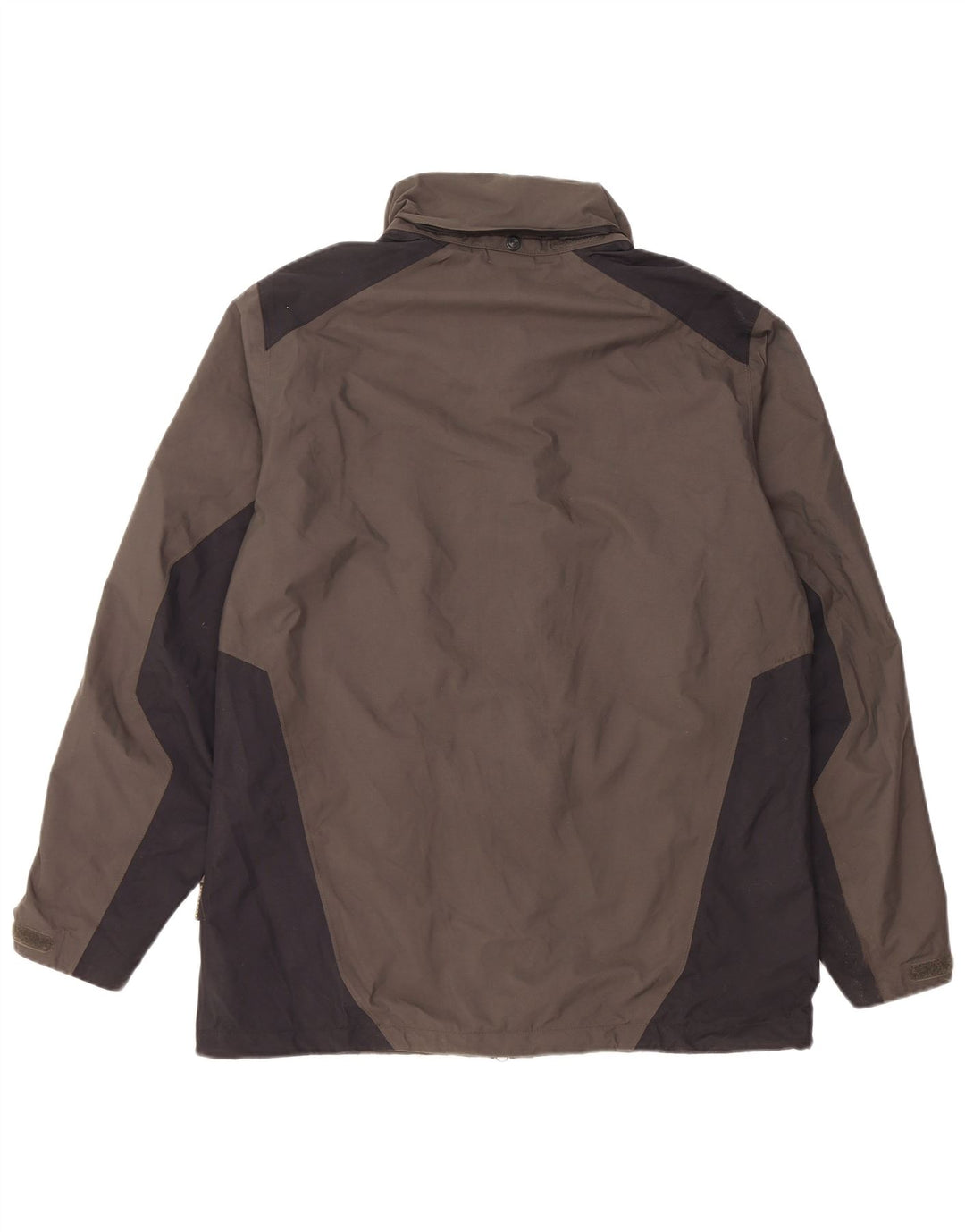 Giacca antipioggia da uomo Jack Wolfskin UK 36/38 Poliammide color block grigio medio