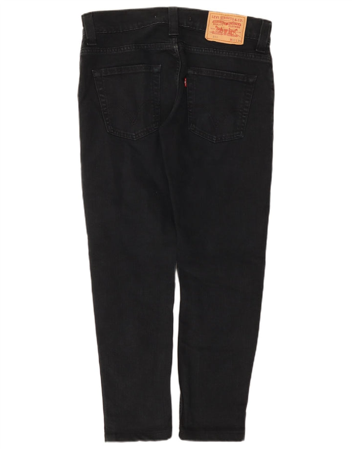 Jeans Levi's Uomo 511 Slim W32 L27 Cotone Nero